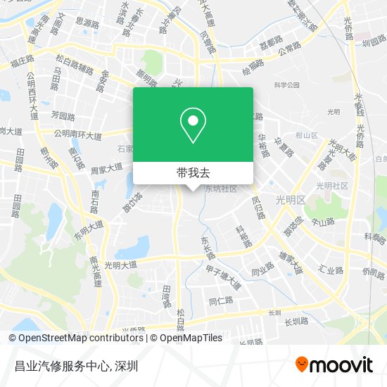 昌业汽修服务中心地图