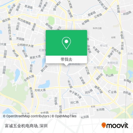 富诚五金机电商场地图