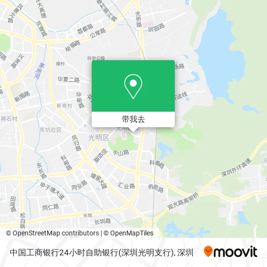 中国工商银行24小时自助银行(深圳光明支行)地图