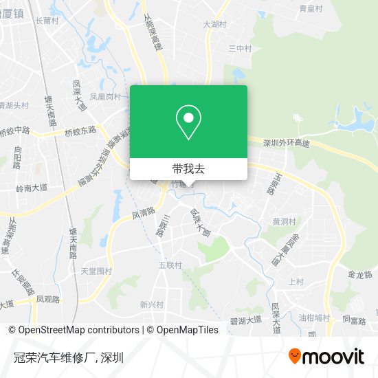 冠荣汽车维修厂地图