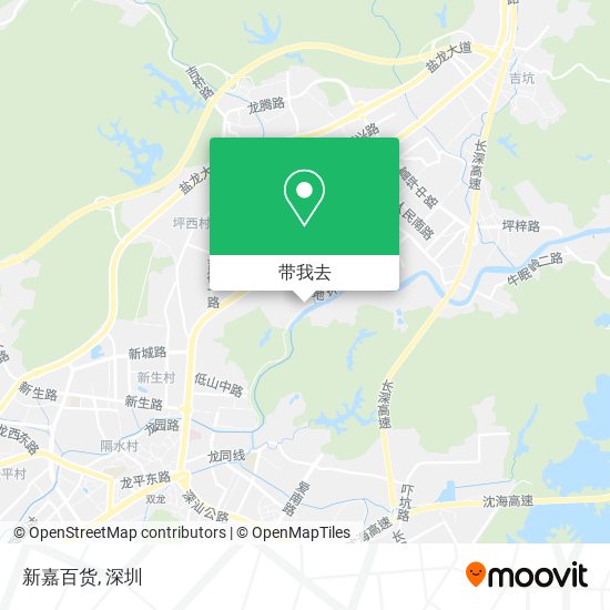 新嘉百货地图