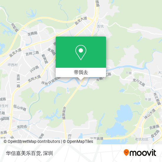 华信嘉美乐百货地图