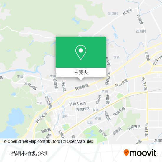 一品湘木桶饭地图