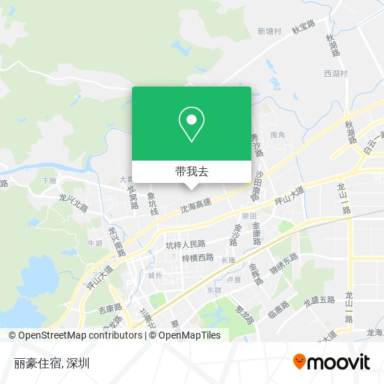 丽豪住宿地图