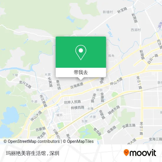 玛丽艳美容生活馆地图