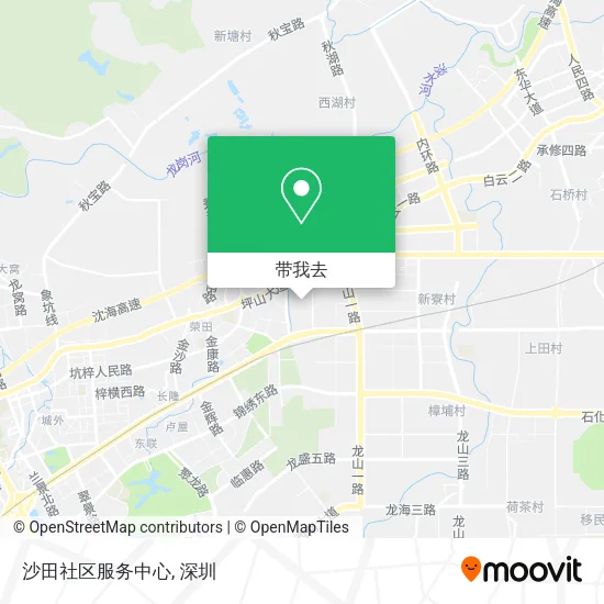 沙田社区服务中心地图