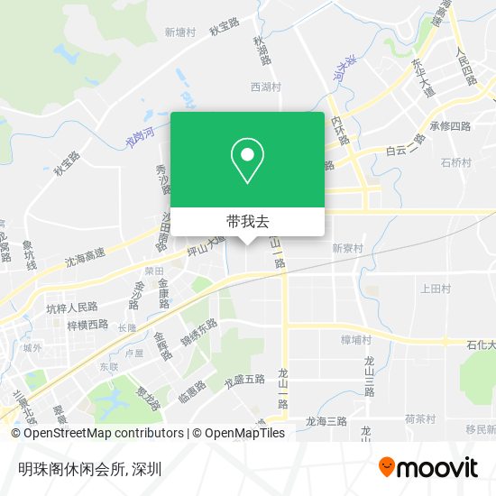 明珠阁休闲会所地图