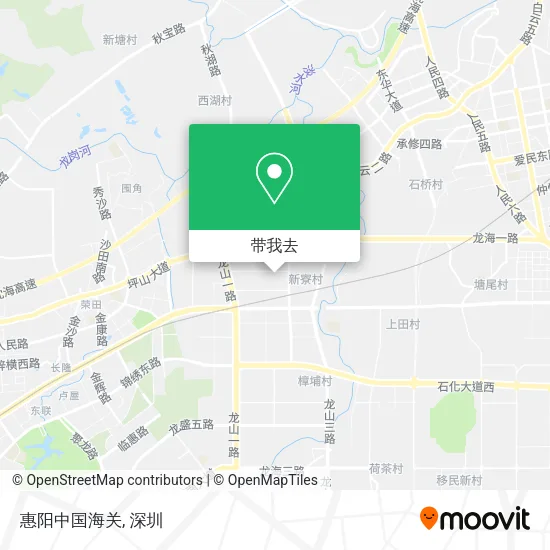 惠阳中国海关地图