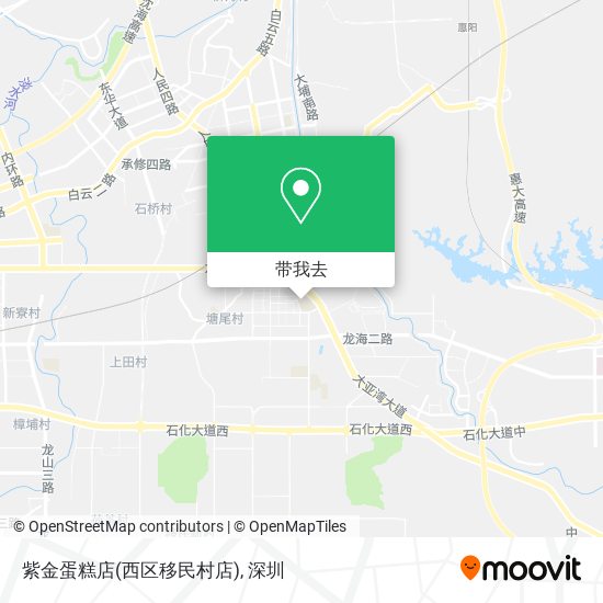 紫金蛋糕店(西区移民村店)地图