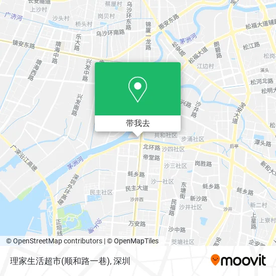 理家生活超市(顺和路一巷)地图