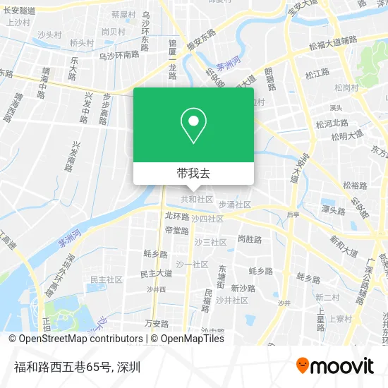 福和路西五巷65号地图