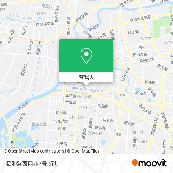 福和路西四巷7号地图