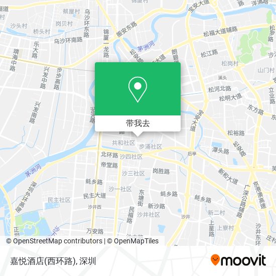 嘉悦酒店(西环路)地图