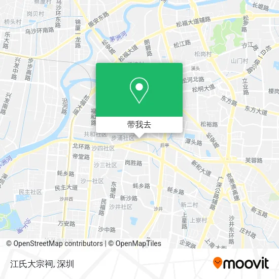 江氏大宗祠地图