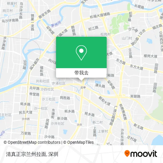 清真正宗兰州拉面地图