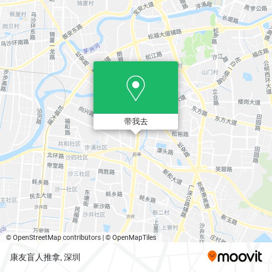 康友盲人推拿地图