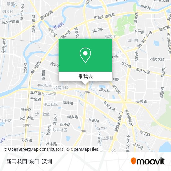 新宝花园-东门地图