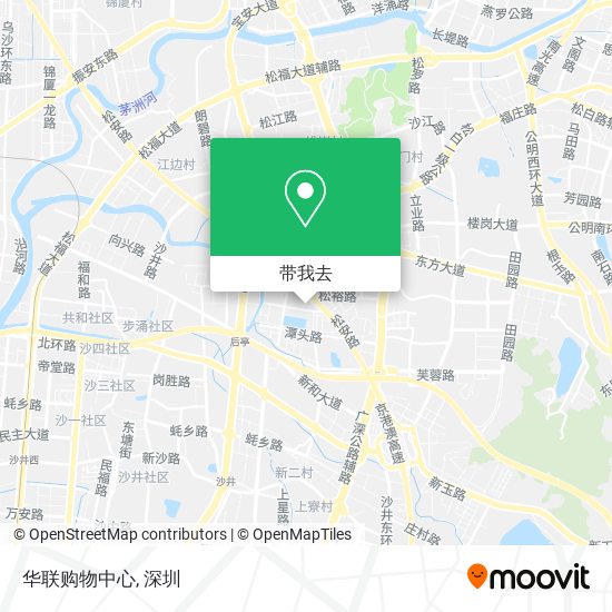 华联购物中心地图