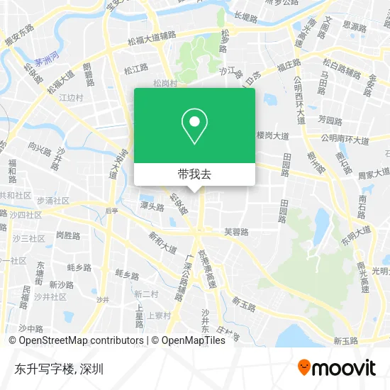 东升写字楼地图
