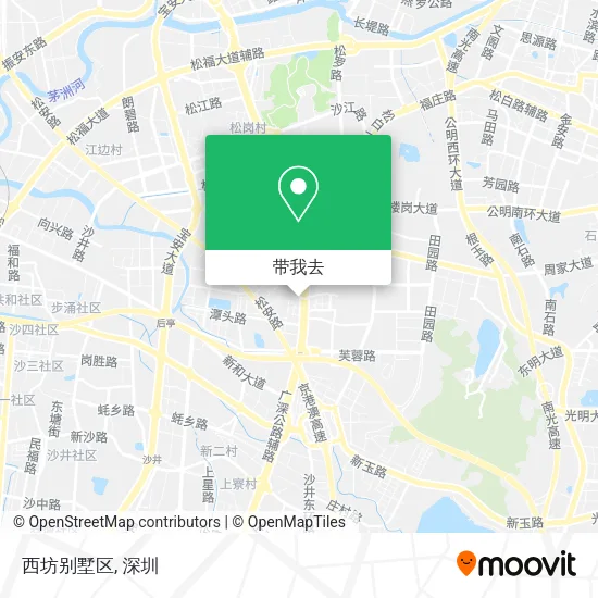 西坊别墅区地图