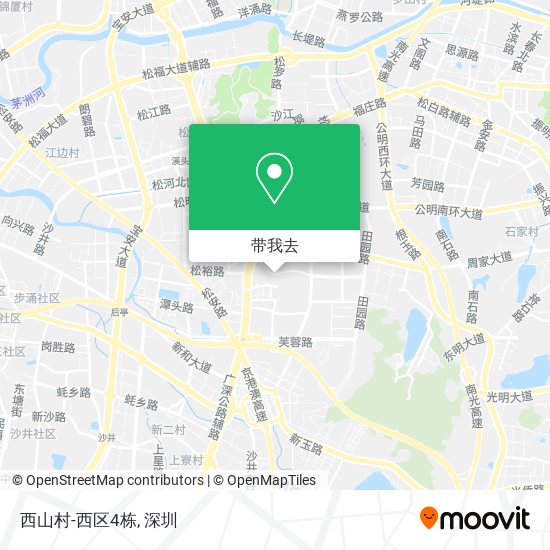 西山村-西区4栋地图