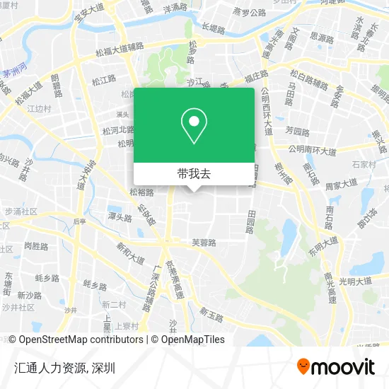 汇通人力资源地图