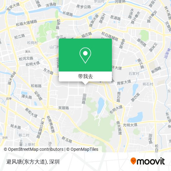 避风塘(东方大道)地图