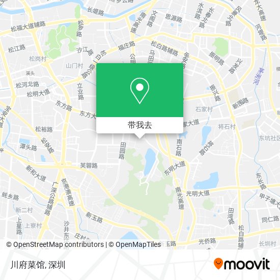 川府菜馆地图