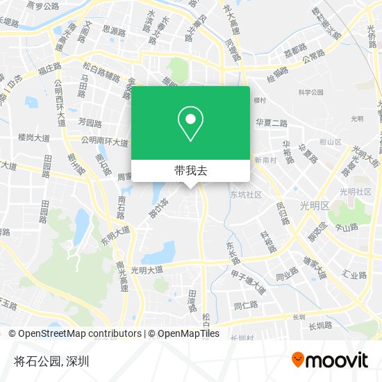 将石公园地图