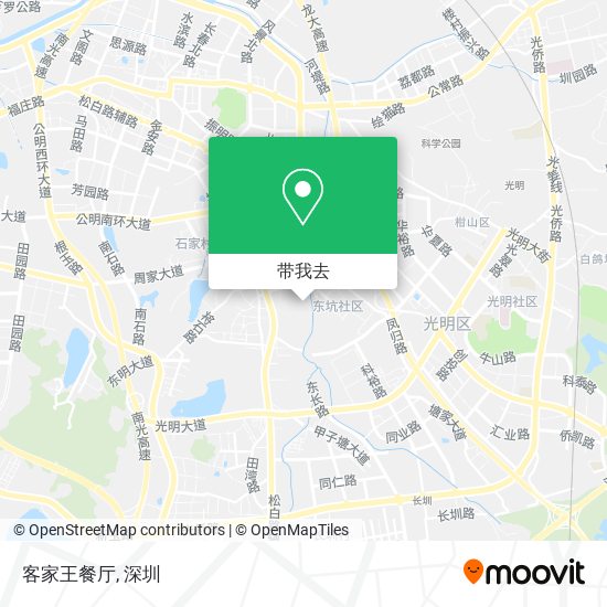 客家王餐厅地图