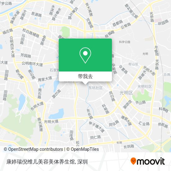 康婷瑞倪维儿美容美体养生馆地图