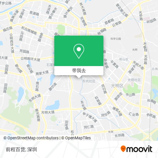 前程百货地图