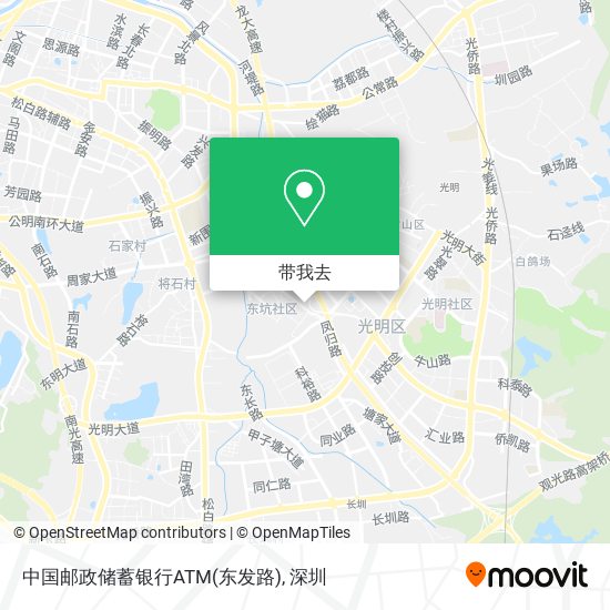 中国邮政储蓄银行ATM(东发路)地图