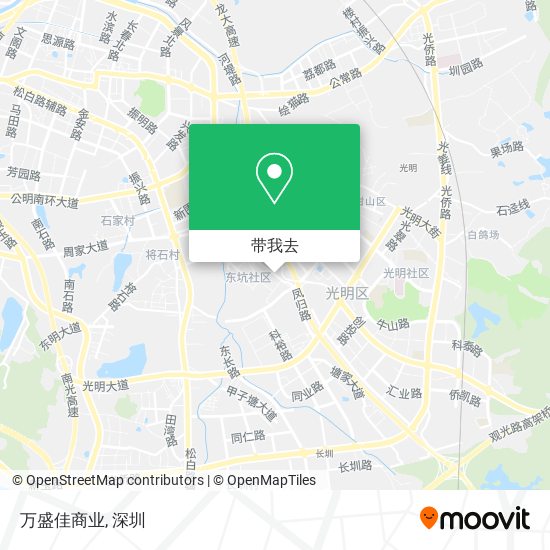 万盛佳商业地图