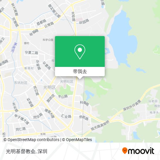 光明基督教会地图
