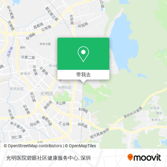 光明医院碧眼社区健康服务中心地图