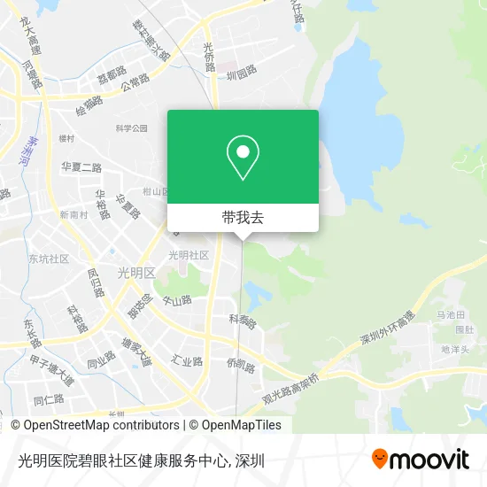 光明医院碧眼社区健康服务中心地图