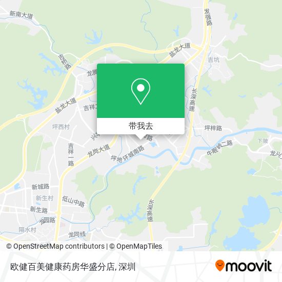 欧健百美健康药房华盛分店地图