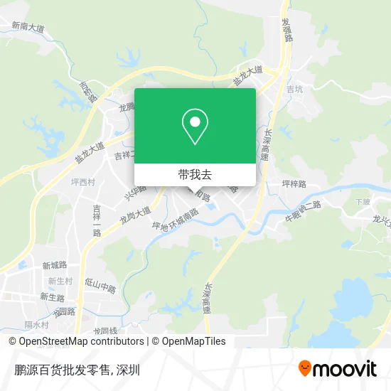 鹏源百货批发零售地图