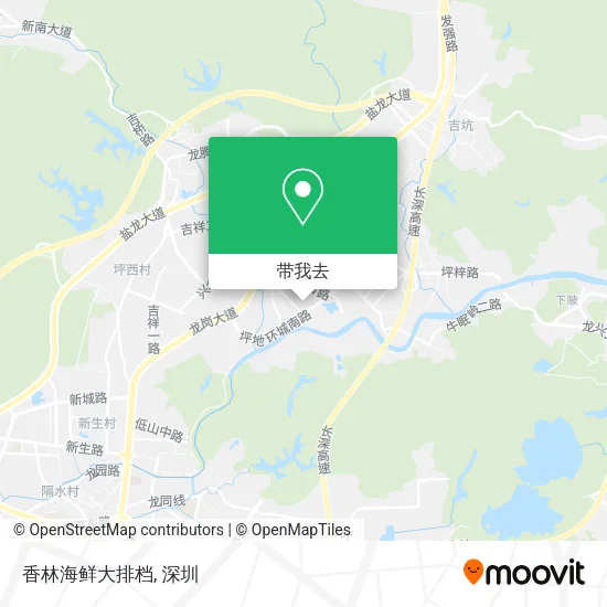 香林海鲜大排档地图