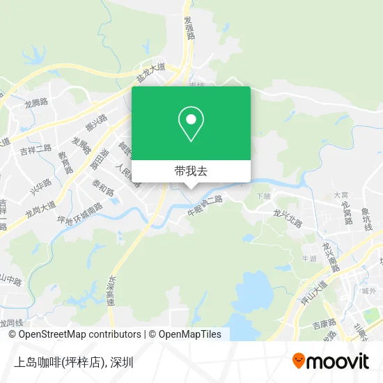 上岛咖啡(坪梓店)地图