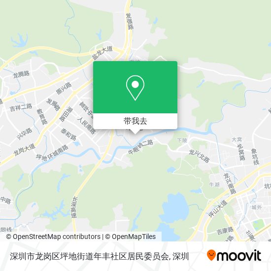 深圳市龙岗区坪地街道年丰社区居民委员会地图