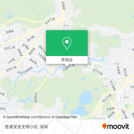 曾屋安全文明小区地图