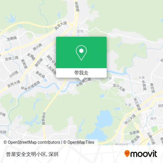曾屋安全文明小区地图