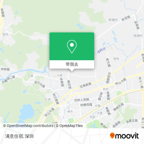 满意住宿地图