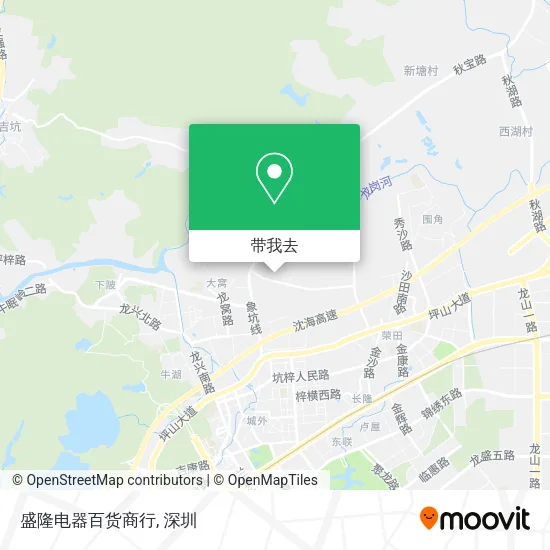 盛隆电器百货商行地图