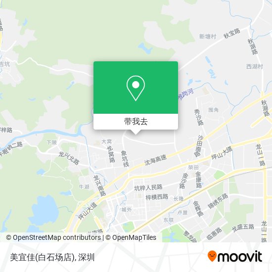 美宜佳(白石场店)地图