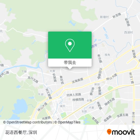 花语西餐厅地图