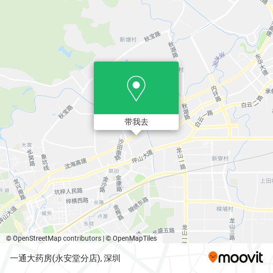 一通大药房(永安堂分店)地图