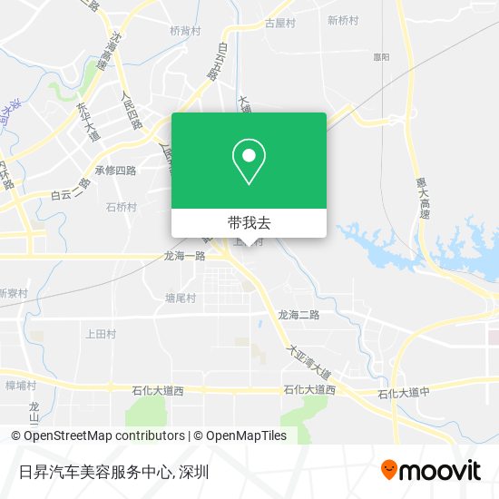 日昇汽车美容服务中心地图